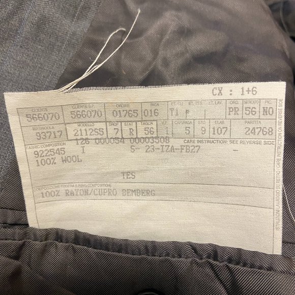 Ermenegildo Zegna Trofeo Grey Blazer - Picture 7 of 7